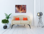Shadows on the Road Wall Art Print on the wall