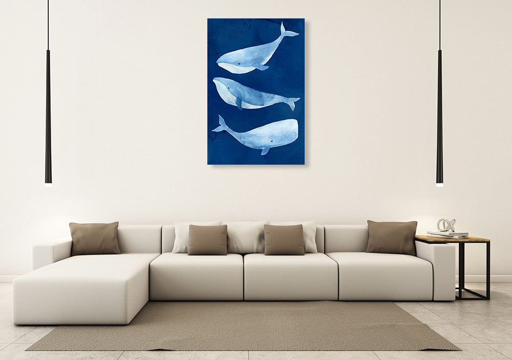 Silent Depth I Wall Art Print on the wall