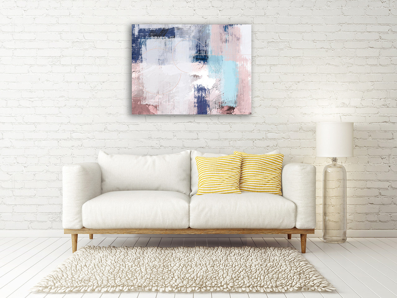 Spring Distressed II Wall Art Print on the wall