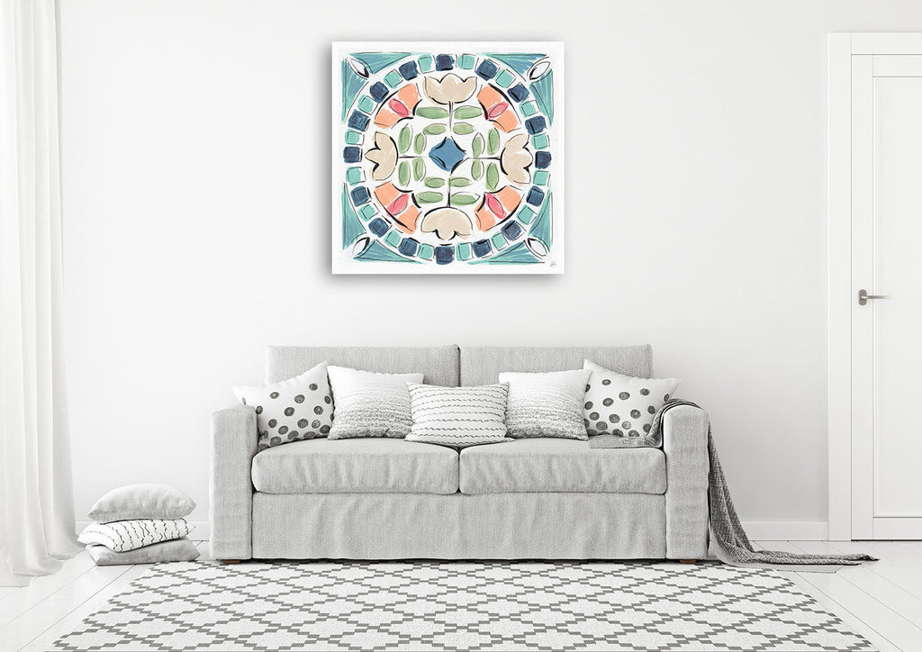 Springtime IX Wall Art Print on the wall