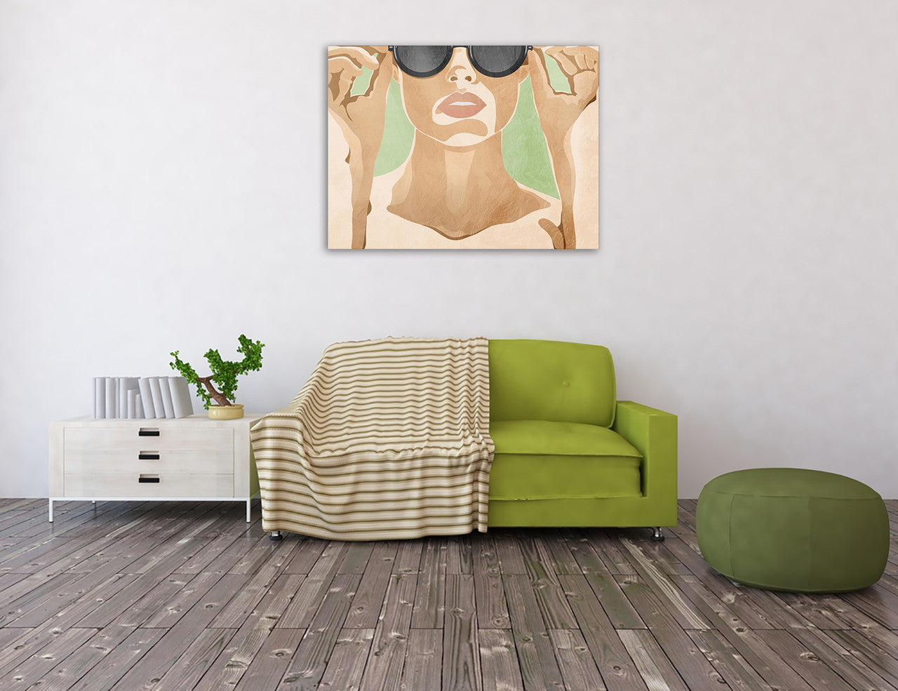 Sunkissed Beauty I Wall Art Print on the wall
