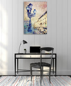 Sunrise in Venice Wall Art Print on the wall