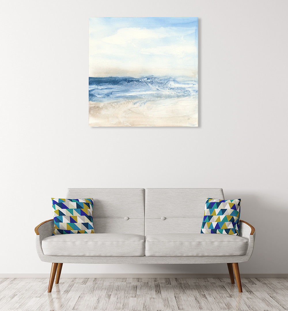 Surf and Sand Wall Art Print on the wall