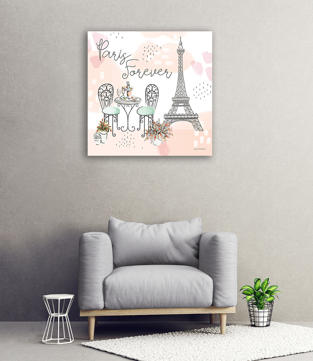 Sweet Paris III Wall Art Print on the wall