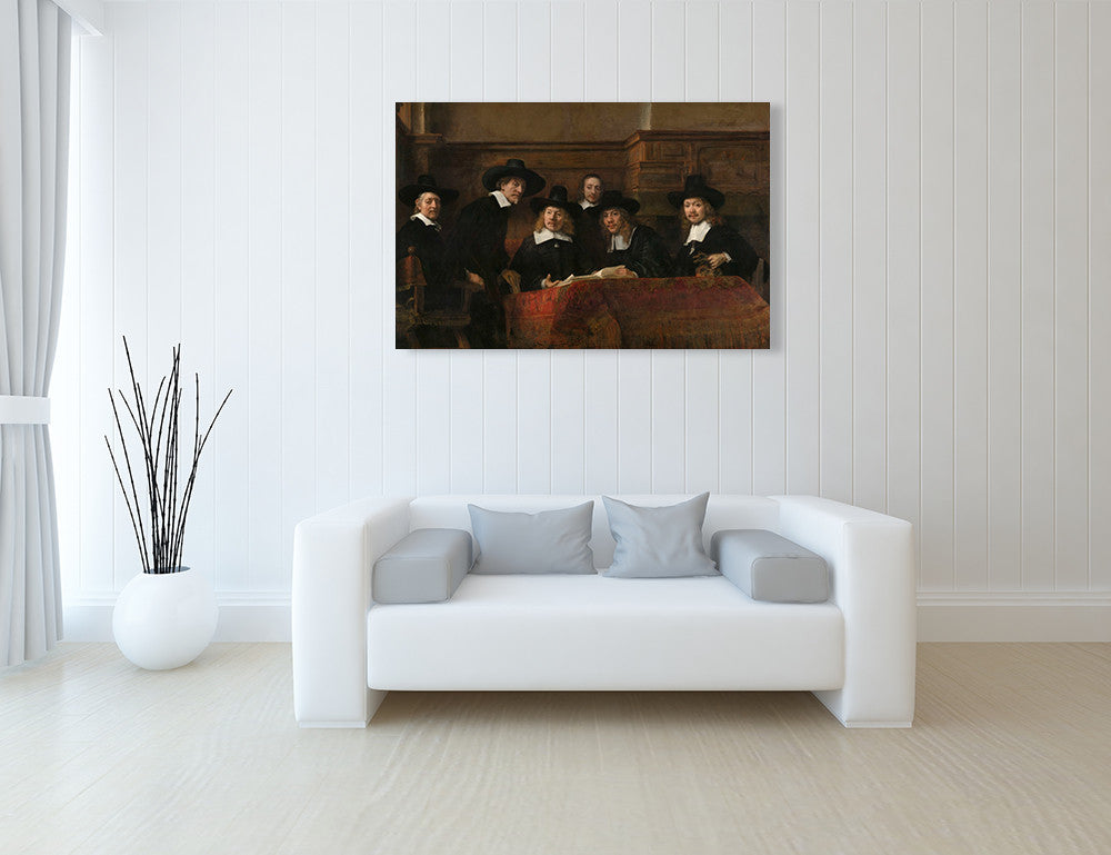 Syndics Of The Drapers Guild Rembrandt on the wall