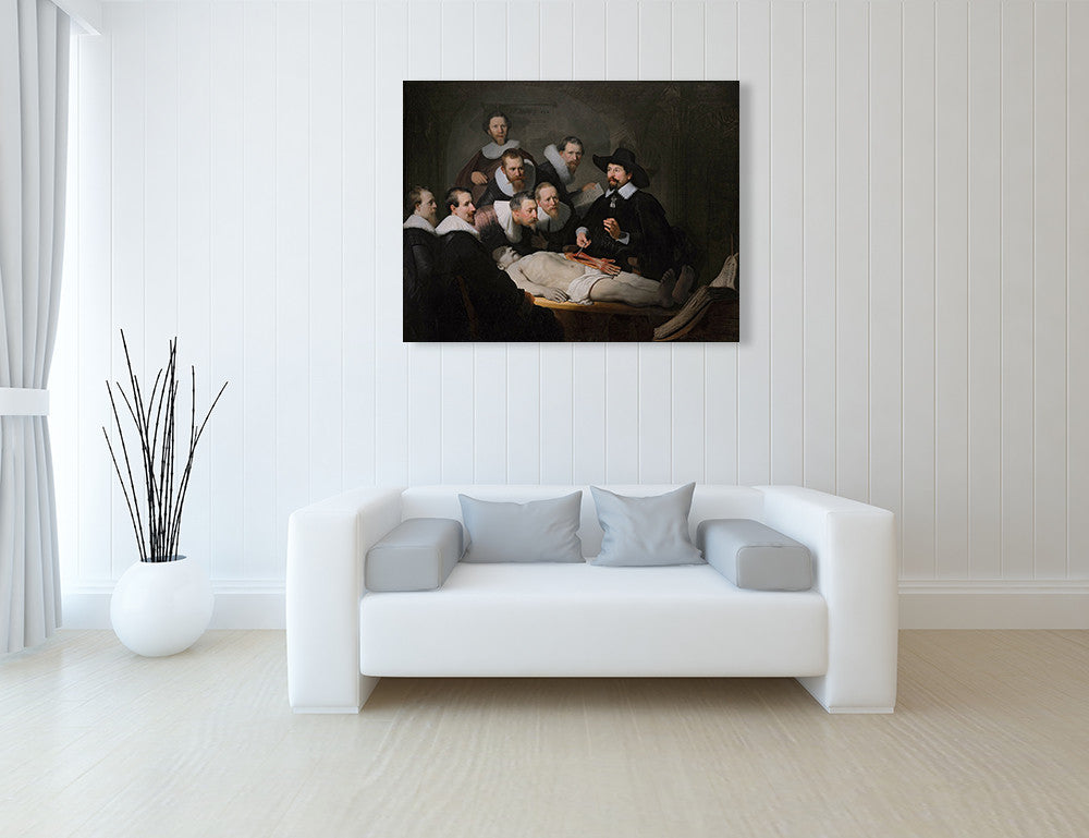 The Anatomy Lesson Of Dr Nicolaes Tulp on the wall
