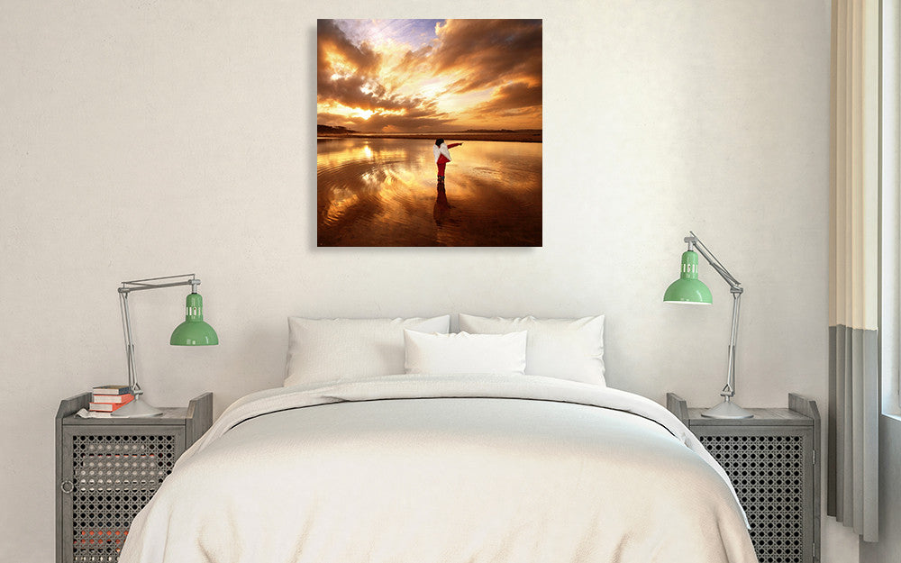 The Angel Wall Art Print on the wall