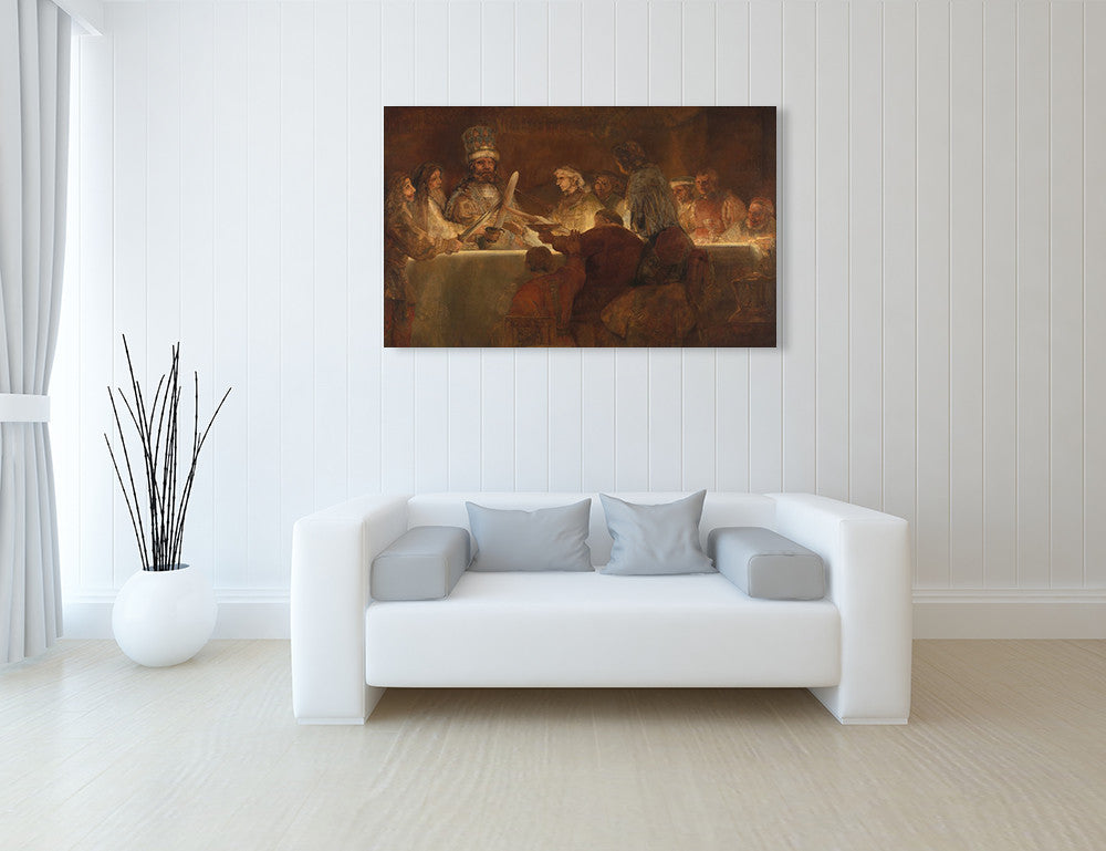 The Conspiracy Of Claudius Civilis Rembrandt on the wall