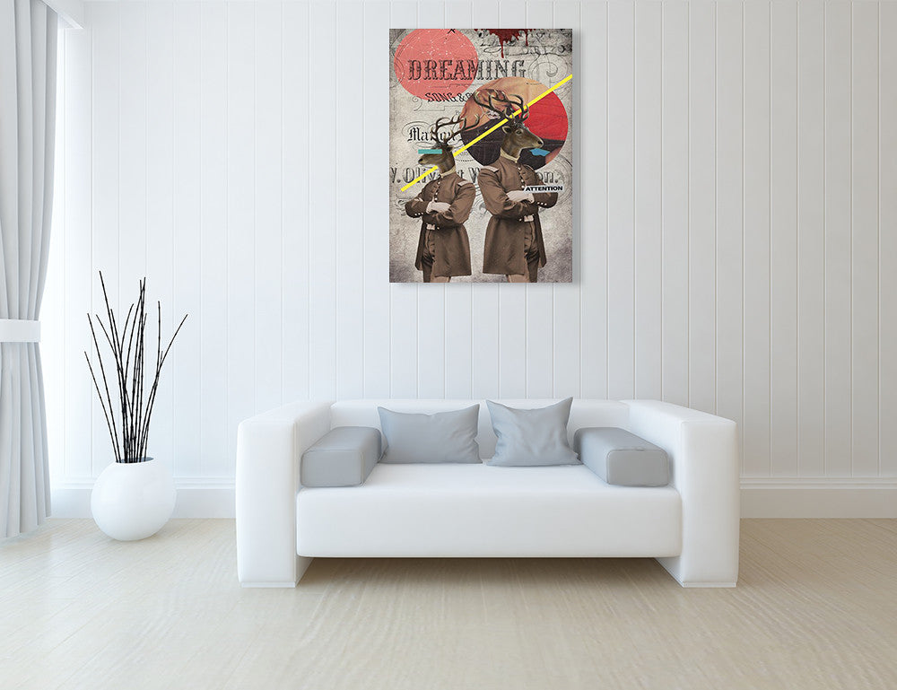 The Guardians Wall Art Print on the wall