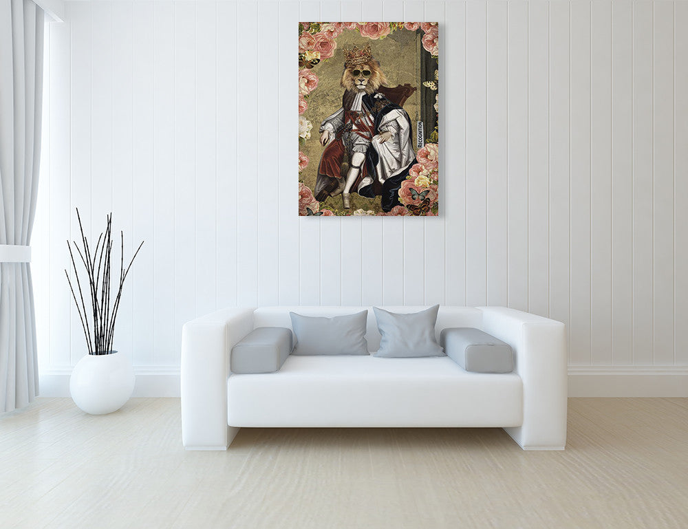 The King Wall Art Print on the wall