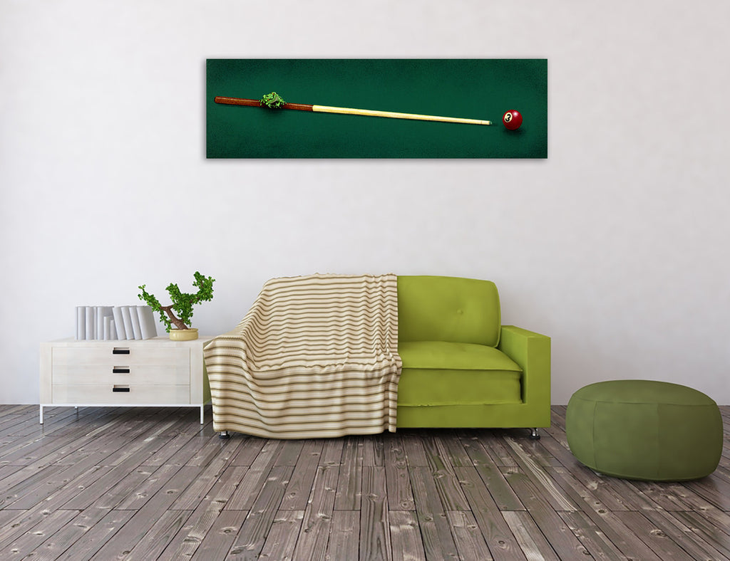 The Poolman Wall Art Print on the wall