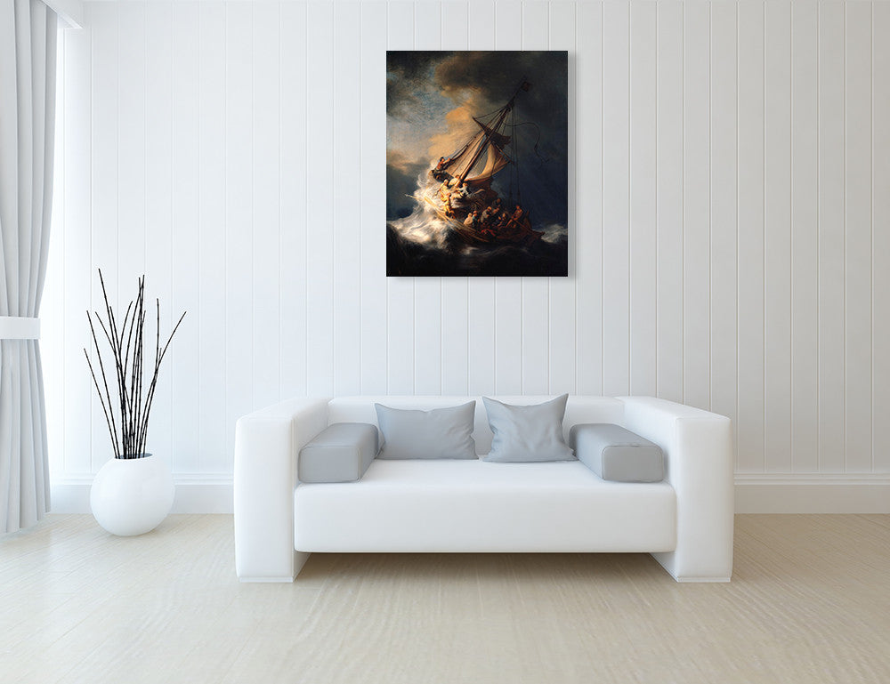 The Storm On The Sea Of Galilee Rembrandt on the wall
