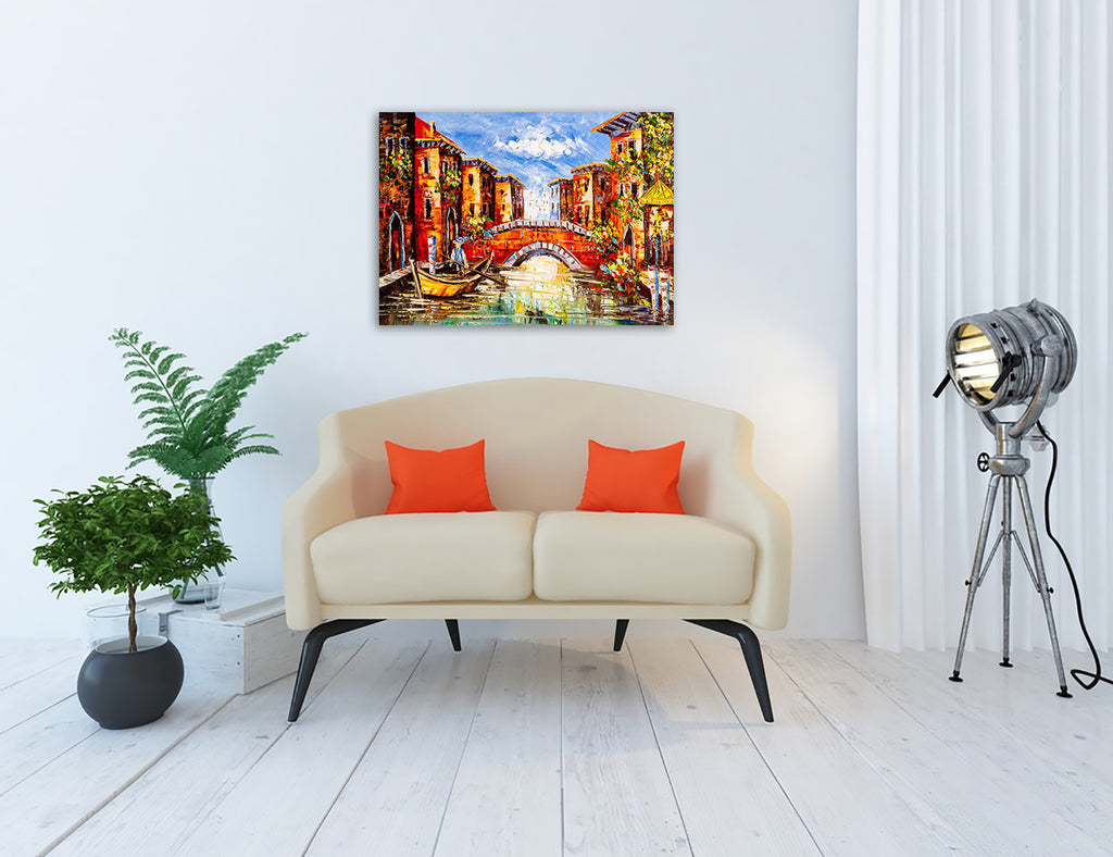 The Venice Grand Canal Wall Art Print on the wall