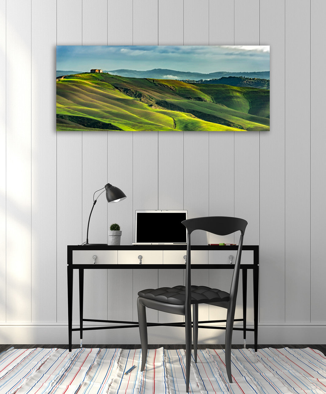 Toscana Crete Wall Art Print on the wall