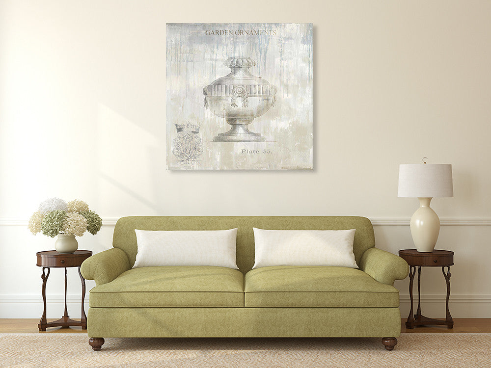 Urns & Ornaments III Wall Art Print on the wall