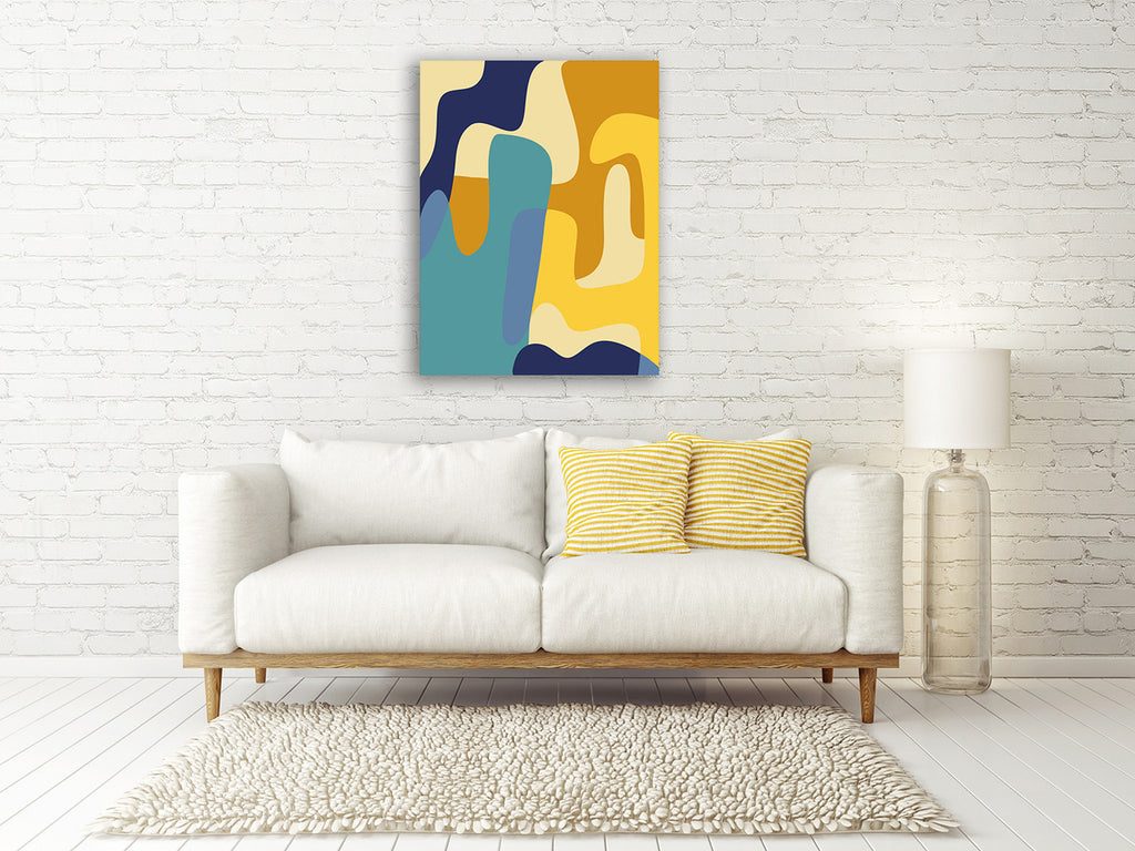Vibrant Theory II Wall Art Print on the wall