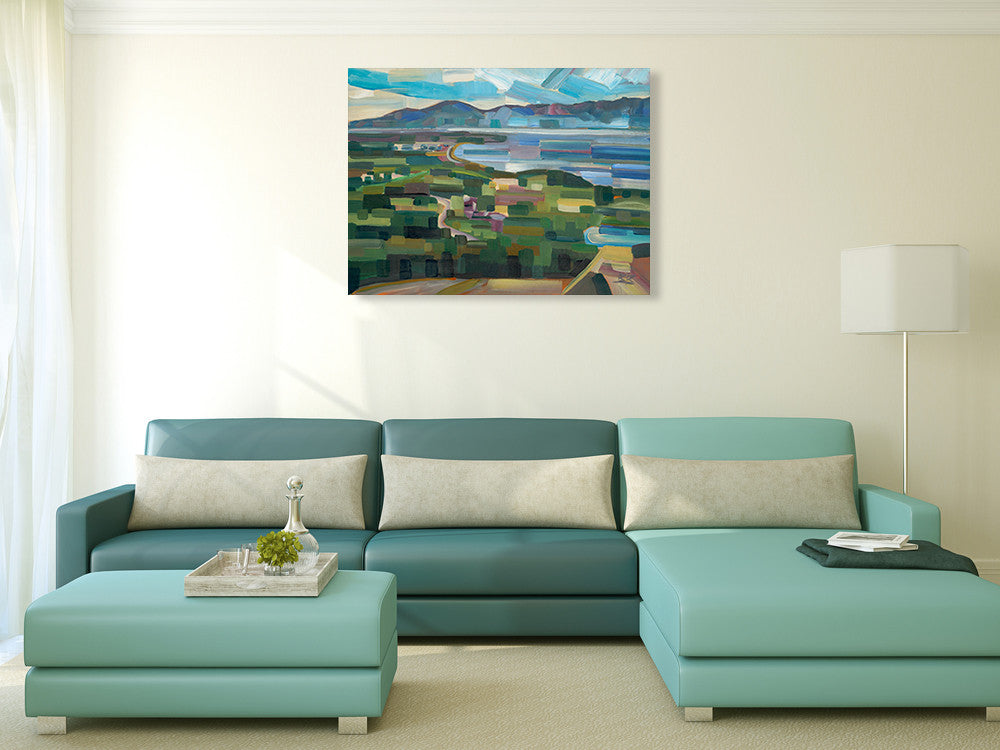 View From Goose Park Wall Art Print on the wall