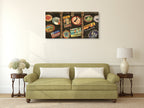 Vintage Voyage Wall Art Print on the wall