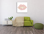 Wake Up and Make Up V Wall Art Print on the wall