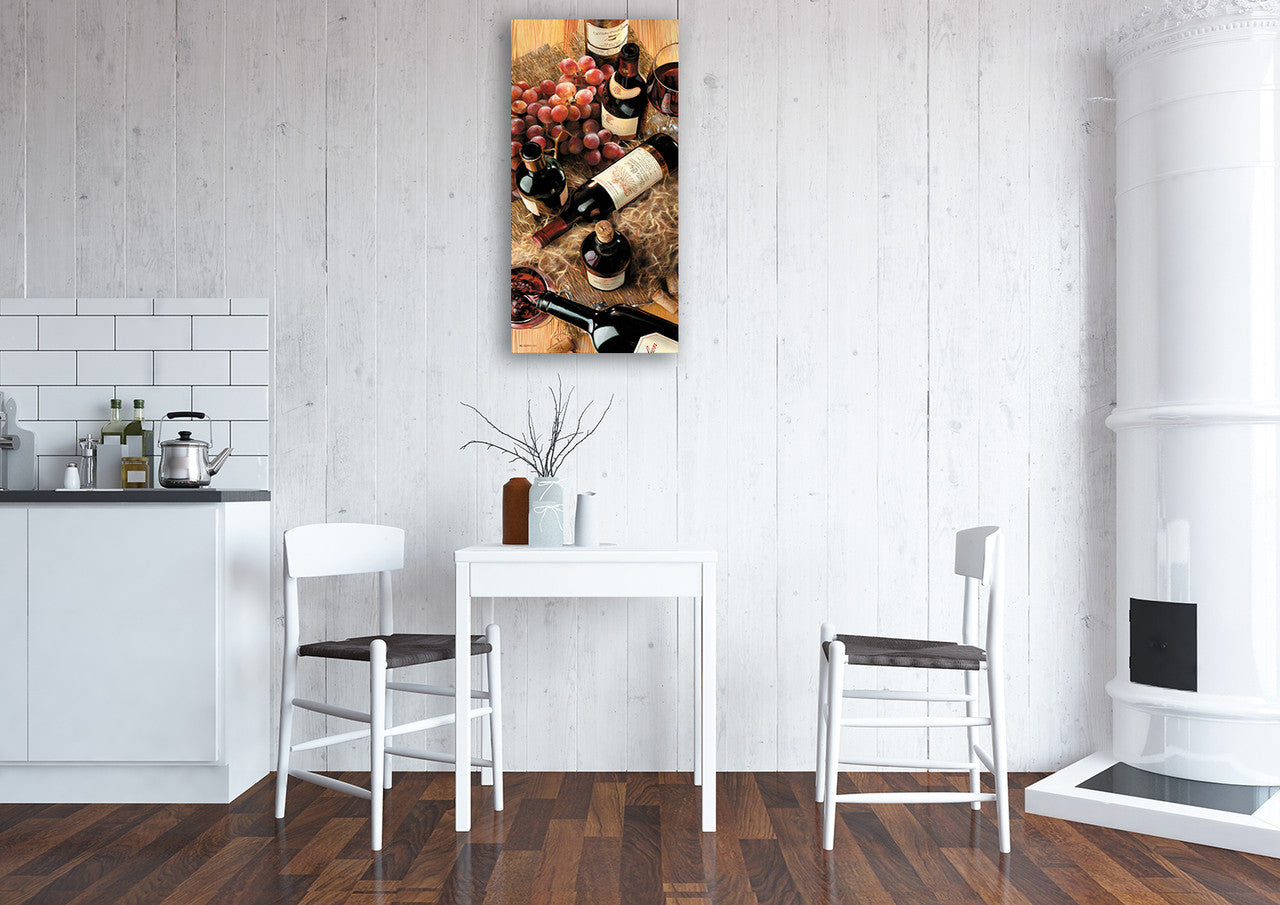 Wine Collection III Wall Art Print on the wall