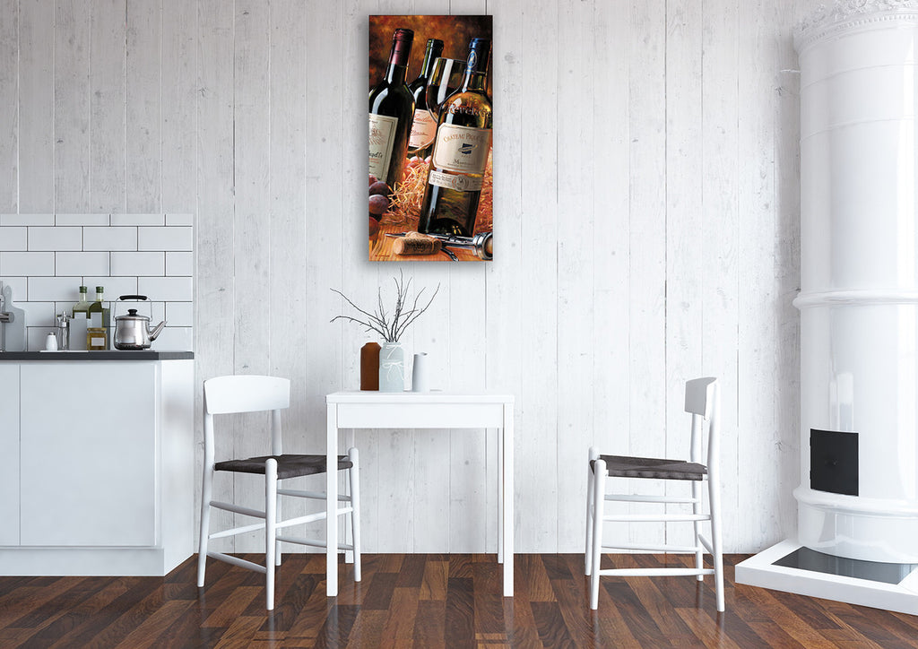 Wine Collection II Wall Art Print on the wall