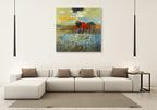 Zypher Hills Spring Wall Art Print on the wall