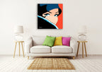 A Vintage Look Wall Art Print on the wall