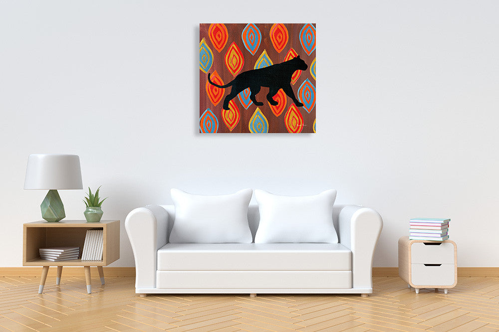 African Animal II Wall Art Print on the wall