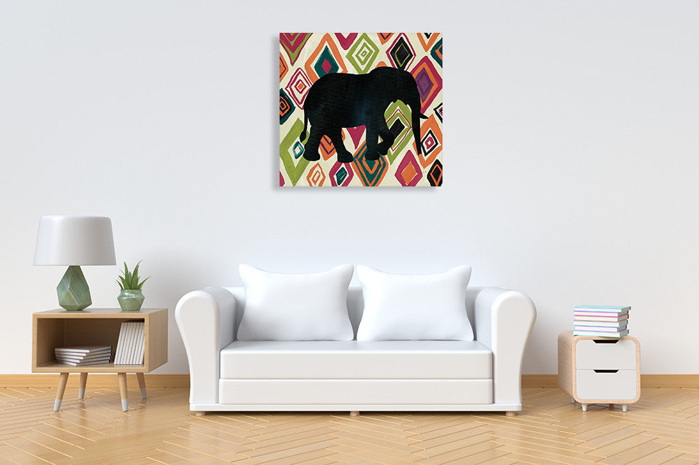 African Animal Jewel I Wall Art Print on the wall
