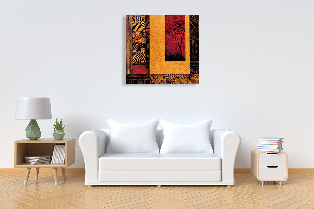 African Studies II Wall Art Print on the wall