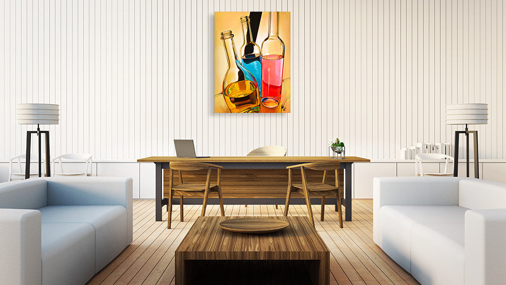 Ambiance Festive Wall Art Print on the wall