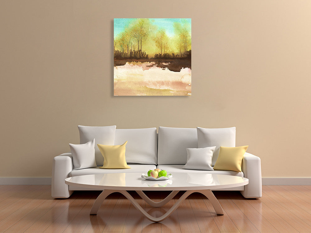 Autumn Shadows I Wall Art Print on the wall