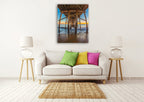 Balboa Pier II Wall Art Print on the wall