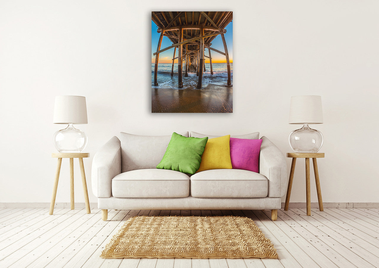 Balboa Pier II Wall Art Print on the wall
