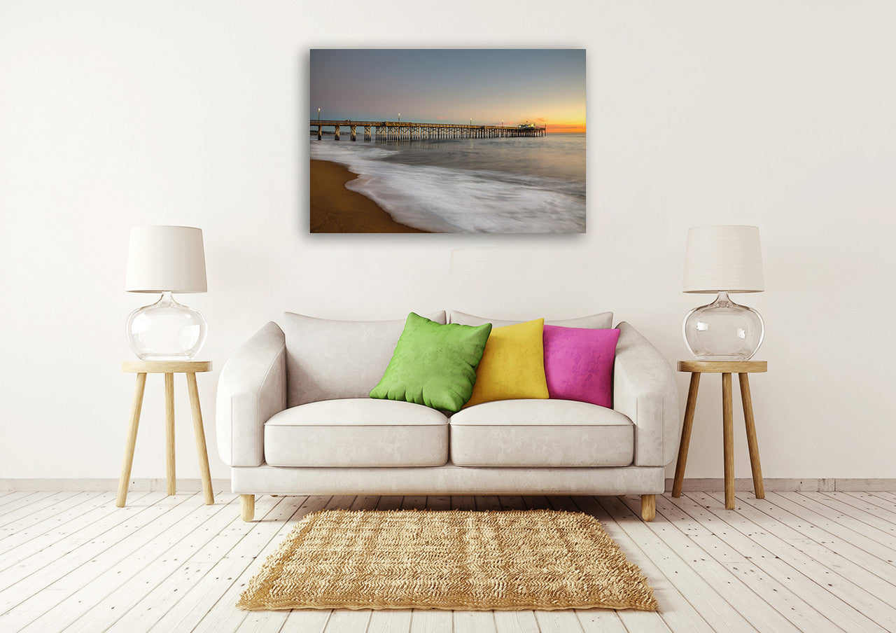Balboa Pier I Wall Art Print on the wall
