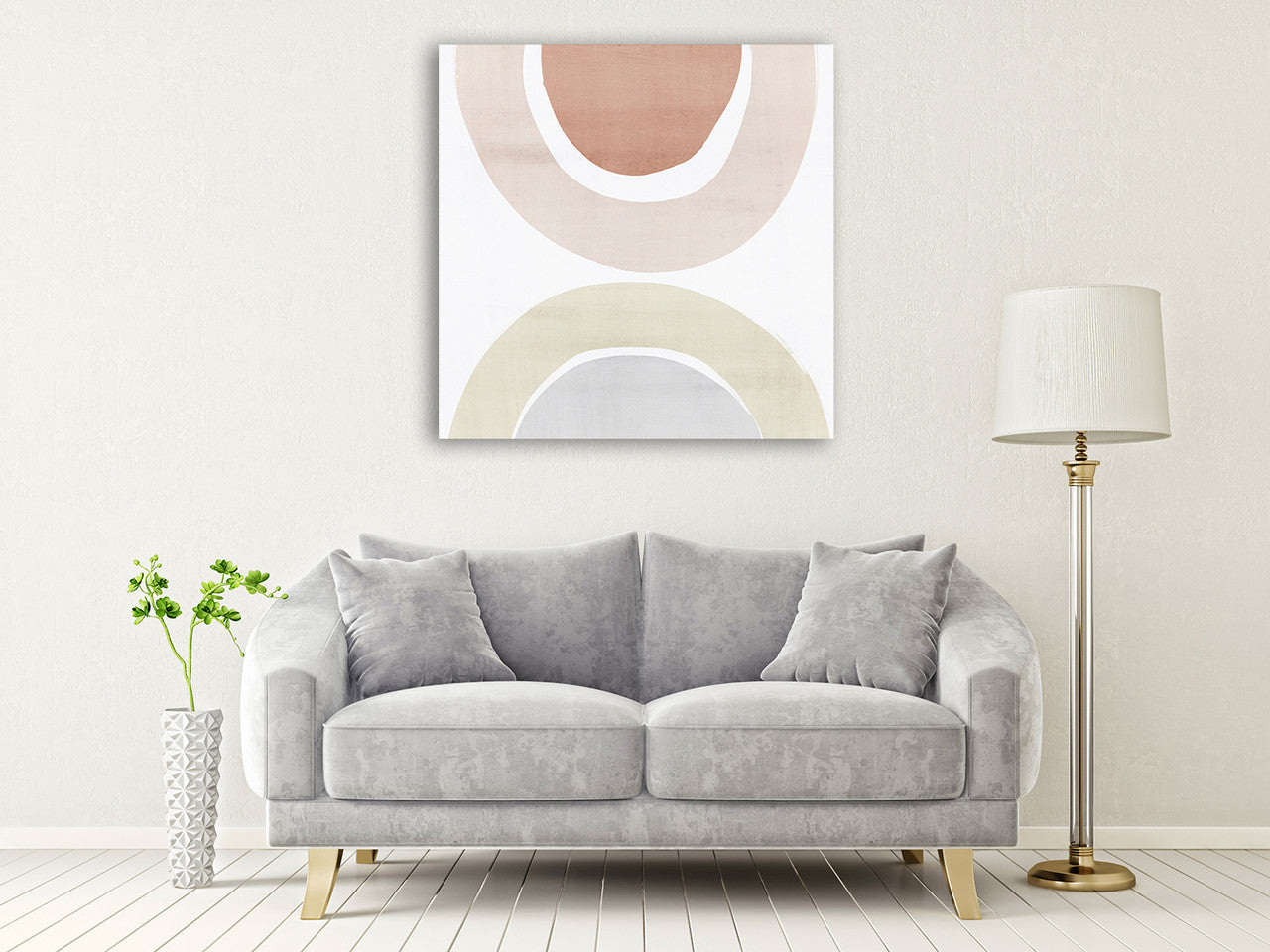 Bend of Colors I Wall Art Print on the wall