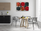 Berries Wall Art Print on the wall