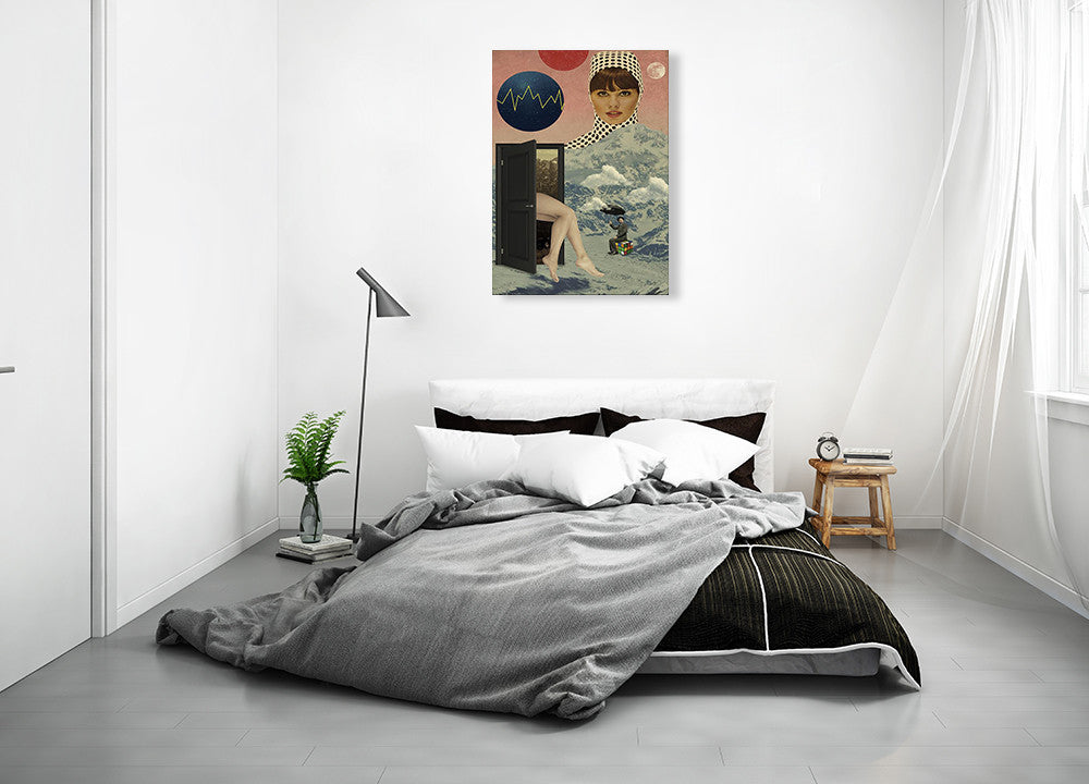 Beyond The Unknown Wall Art Print on the wall