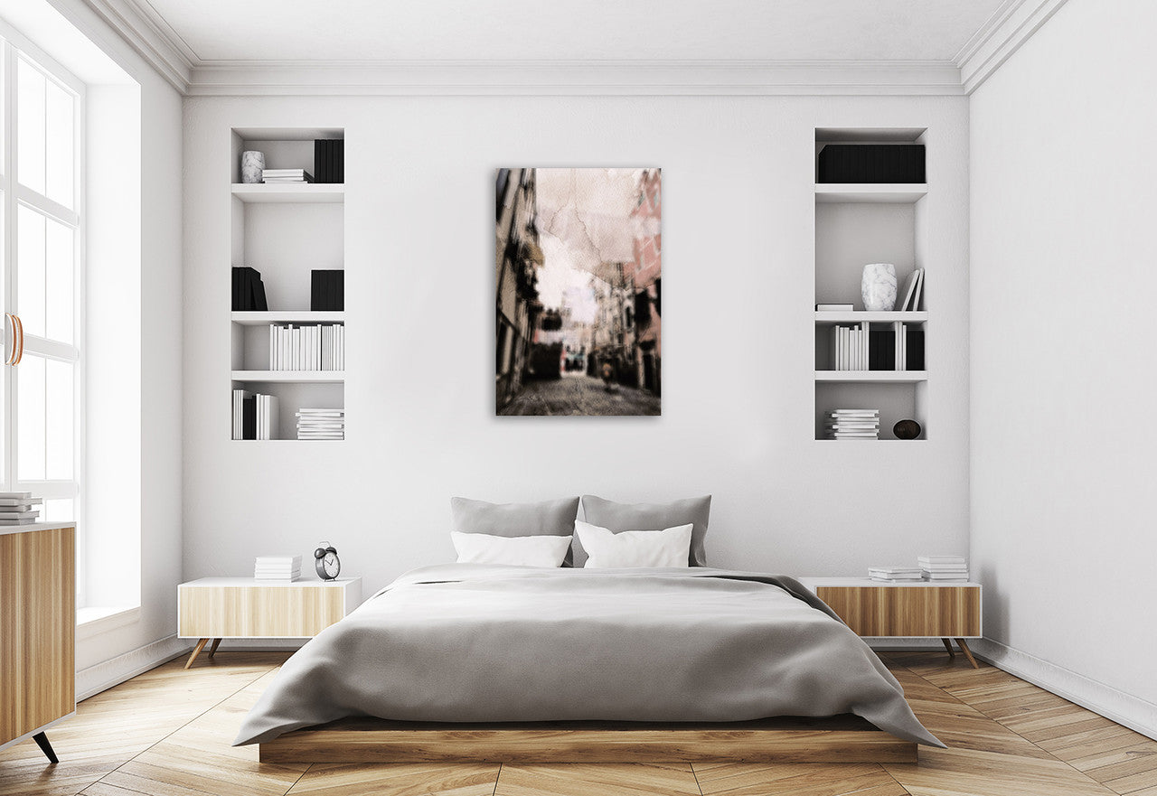 Blurred Street I Wall Art Print on the wall