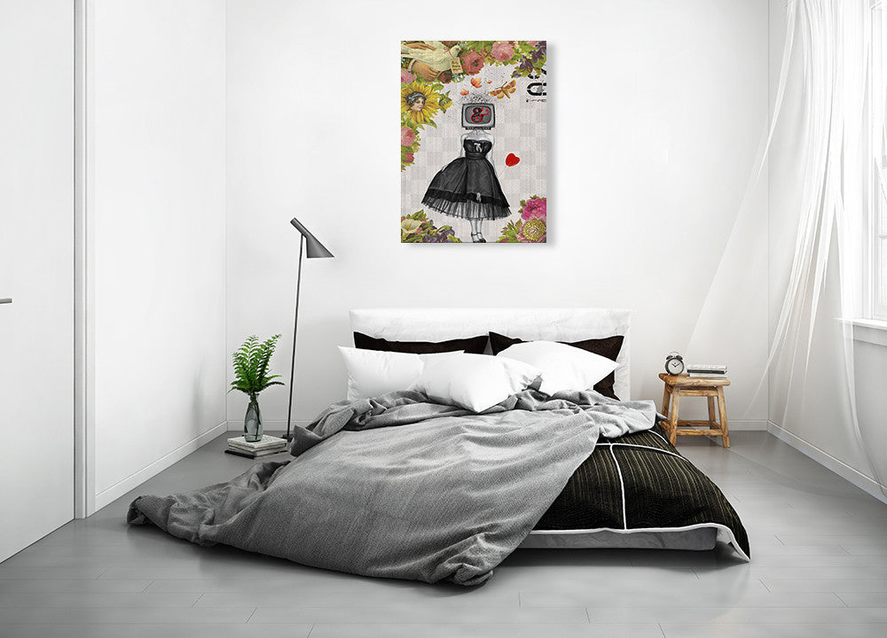 Candy Girl Wall Art Print on the wall