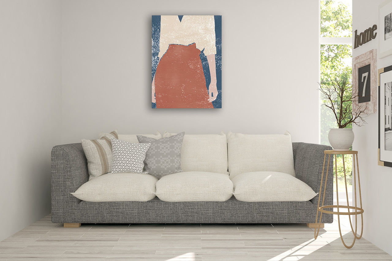 Casual IV Wall Art Print on the wall