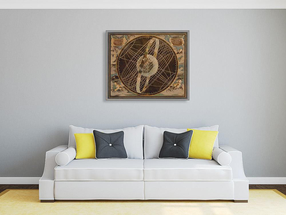 Celestial I Wall Art Print on the wall