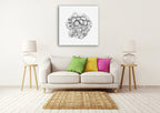 Cellular Cloud A Wall Art Print on the wall