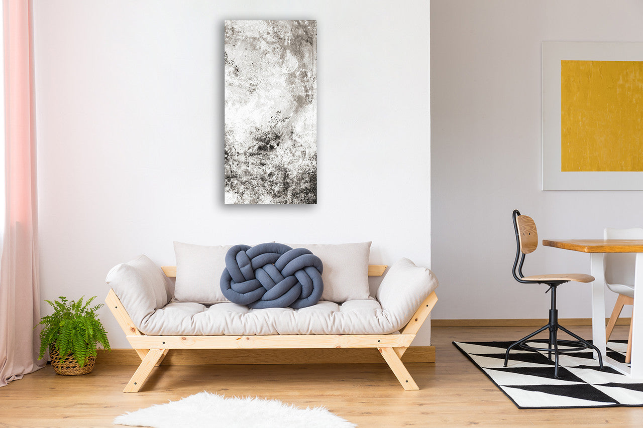 Chaotic Calm Neutral II Wall Art Print on the wall