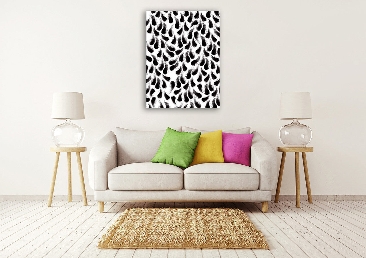 Charcoal Prints A Wall Art Print on the wall