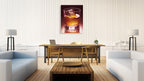 Cheers Wall Art Print on the wall