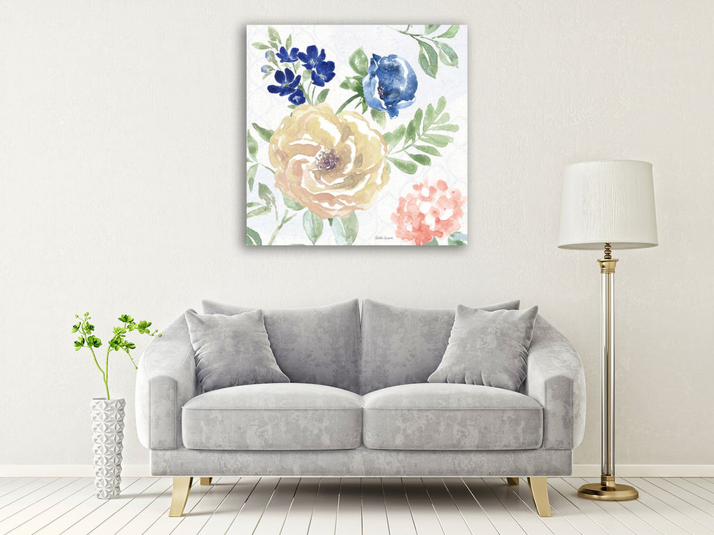 Coastline Botanical II Wall Art Print on the wall