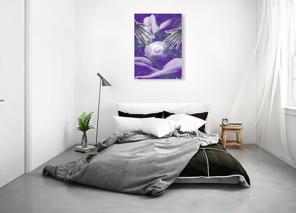 DNA Wall Art Print on the wall
