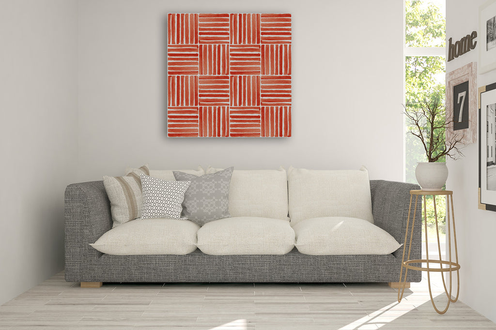 Down on the Farm Step B Wall Art Print on the wall