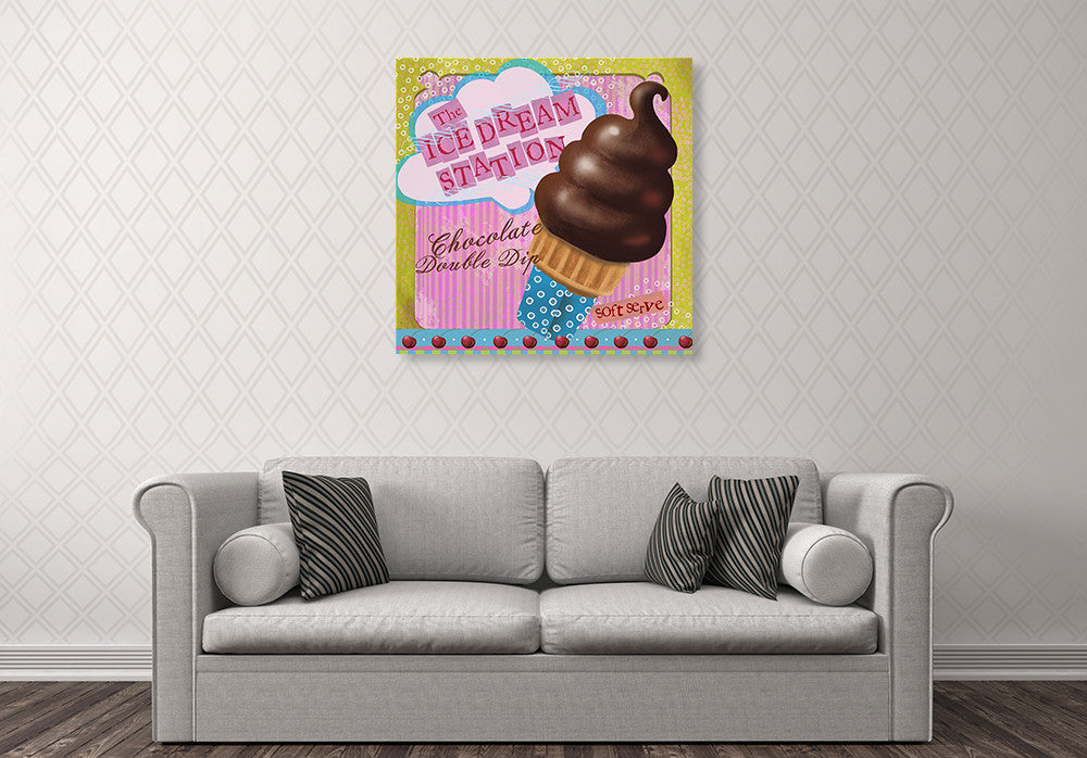 Dream Cone I Wall Art Print on the wall